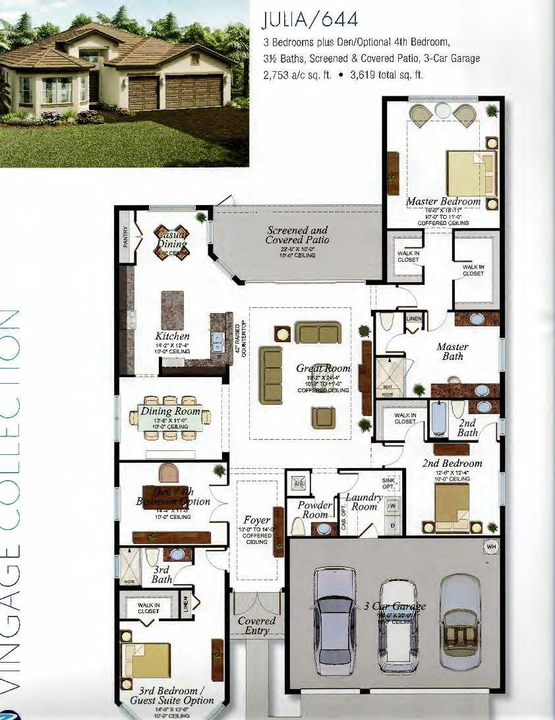 На продажу: $899,000 (3 спален, 3 ванн, 2753 Квадратных фут)