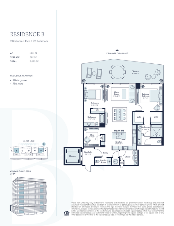 For Sale: $3,100,000 (2 beds, 2 baths, 1717 Square Feet)