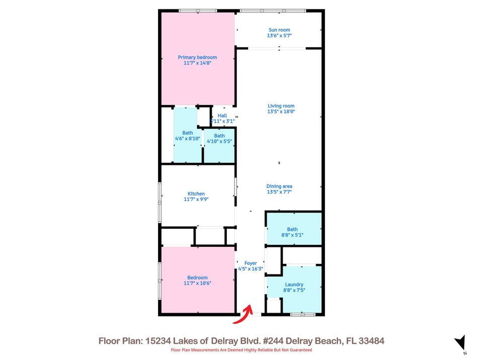 Active With Contract: $146,999 (2 beds, 2 baths, 1150 Square Feet)