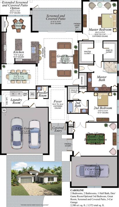 待售: $777,000 (3 贝兹, 2 浴室, 2580 平方英尺)