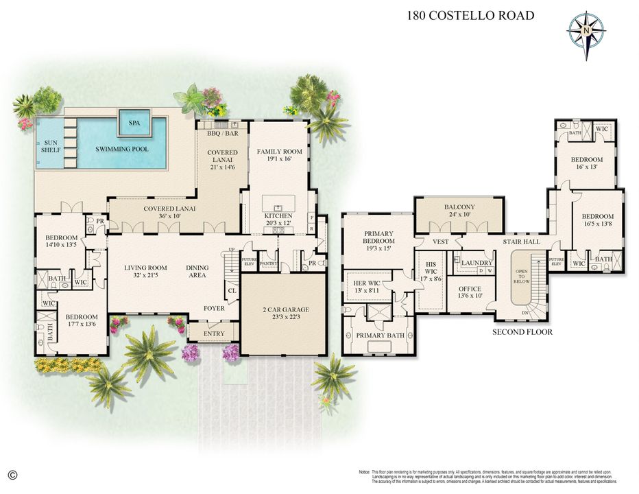 Active With Contract: $7,895,000 (5 beds, 5 baths, 5534 Square Feet)