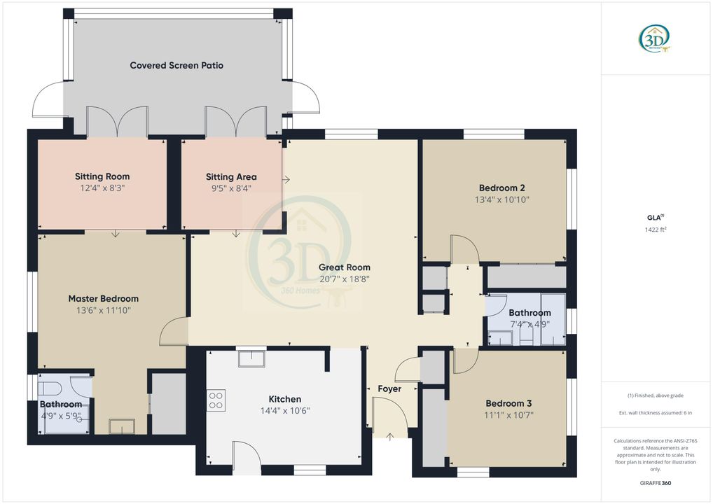 Activo con contrato: $350,000 (3 camas, 2 baños, 1584 Pies cuadrados)