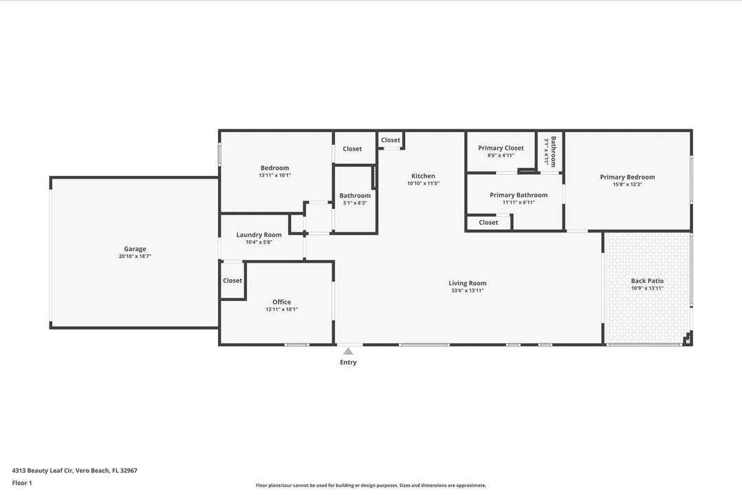 На продажу: $420,000 (2 спален, 2 ванн, 1554 Квадратных фут)