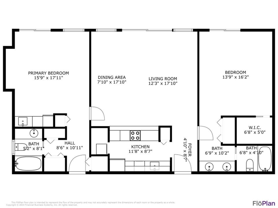 На продажу: $594,000 (2 спален, 2 ванн, 1400 Квадратных фут)