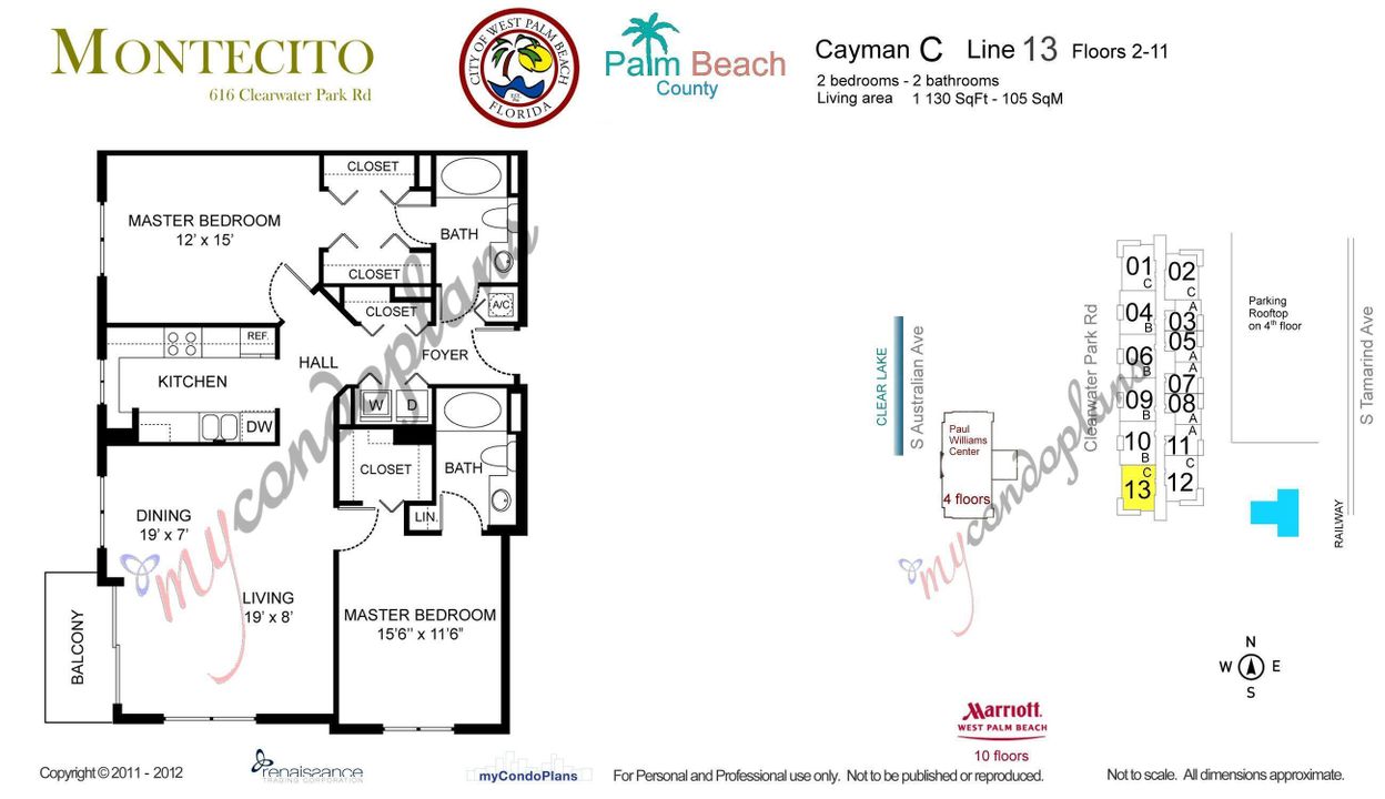 For Sale: $475,000 (2 beds, 2 baths, 1112 Square Feet)