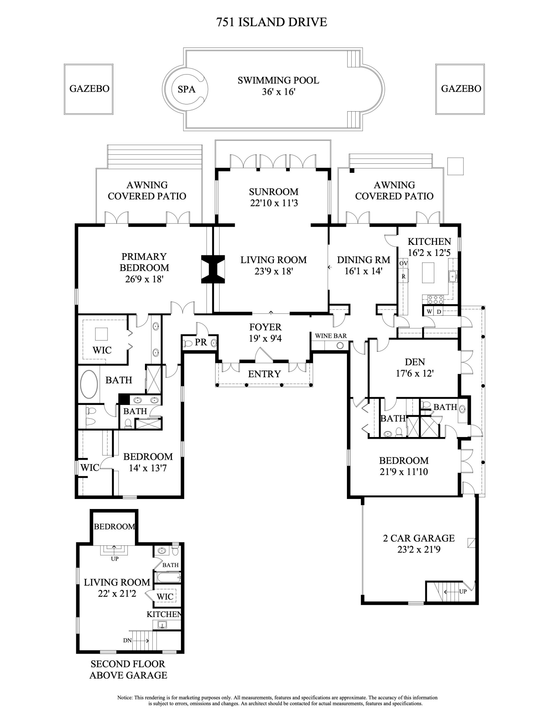 For Sale: $34,950,000 (5 beds, 5 baths, 4651 Square Feet)