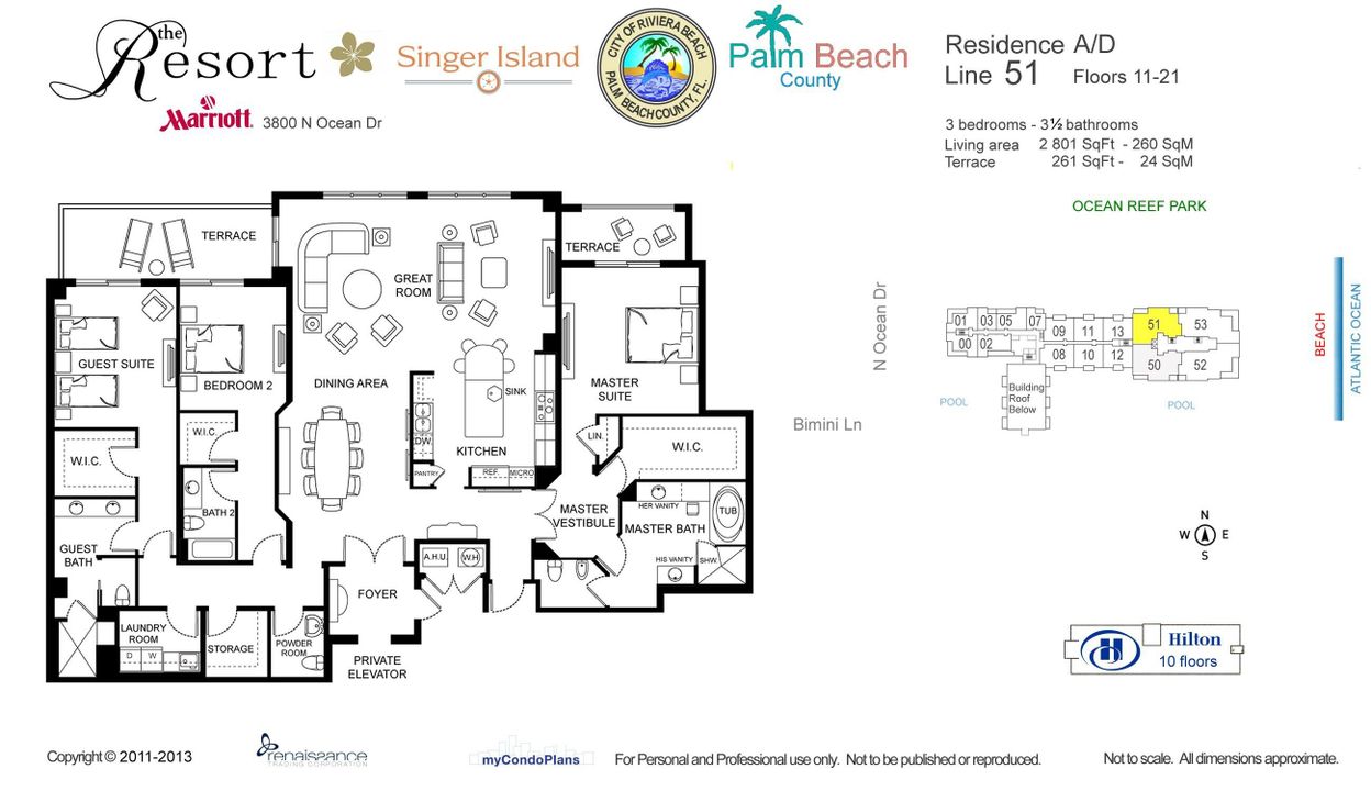 For Sale: $2,800,000 (3 beds, 3 baths, 2801 Square Feet)