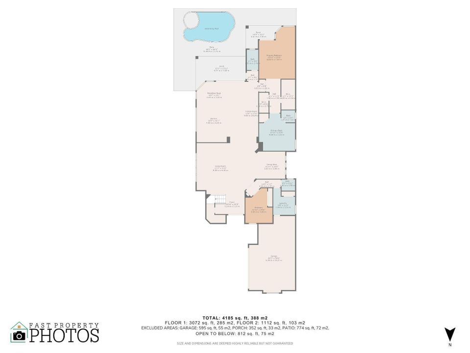 En Venta: $1,799,000 (4 camas, 4 baños, 4185 Pies cuadrados)