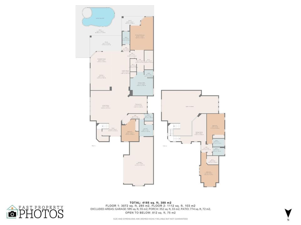 En Venta: $1,799,000 (4 camas, 4 baños, 4185 Pies cuadrados)