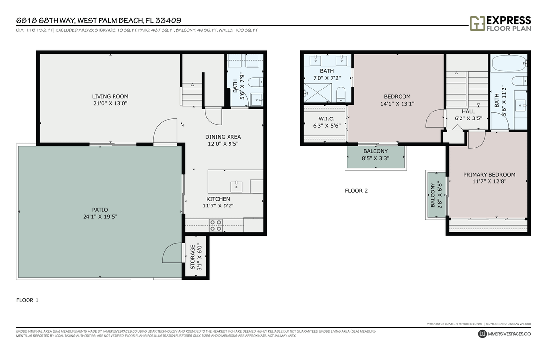 For Sale: $325,000 (2 beds, 2 baths, 1236 Square Feet)
