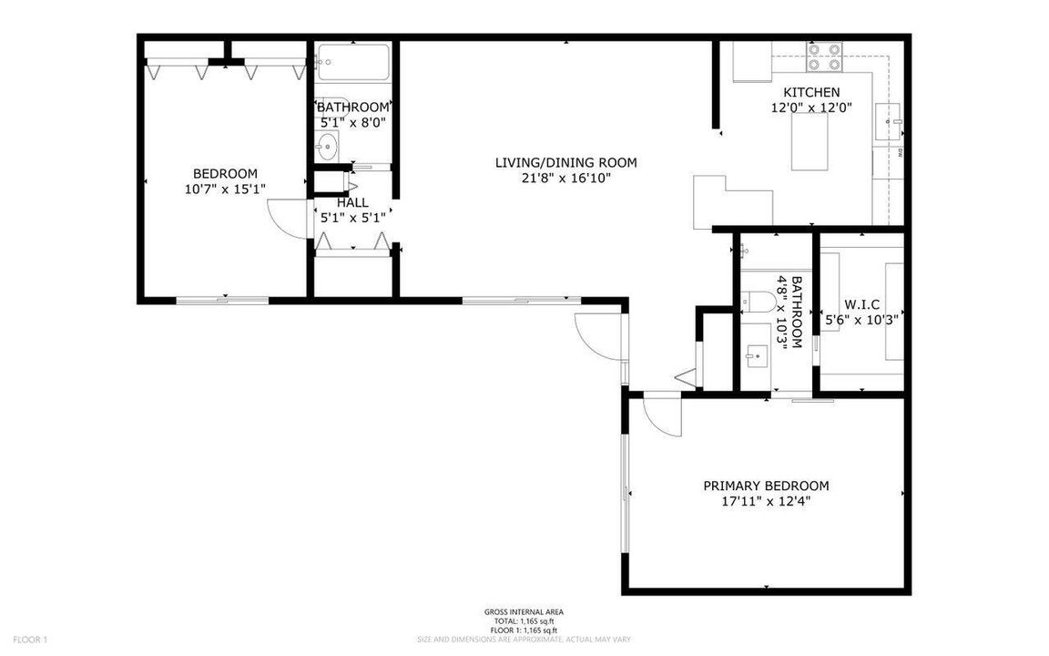 Activo con contrato: $259,900 (2 camas, 2 baños, 1188 Pies cuadrados)