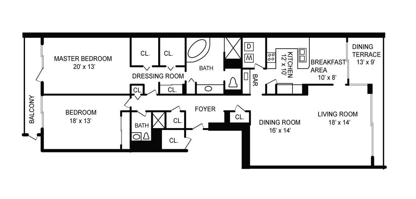 出租: $10,000 (2 贝兹, 2 浴室, 1927 平方英尺)