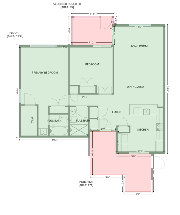 For Sale: $248,500 (2 beds, 2 baths, 1120 Square Feet)