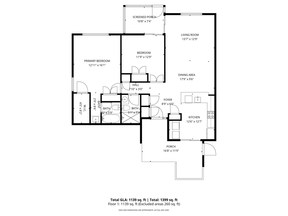 For Sale: $248,500 (2 beds, 2 baths, 1120 Square Feet)