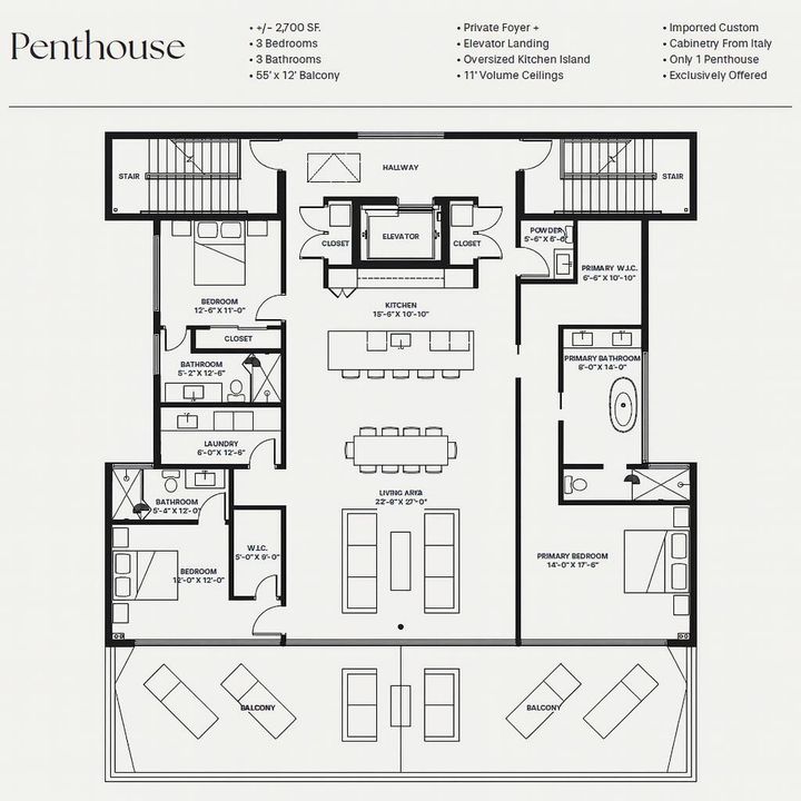 На продажу: $2,995,000 (3 спален, 3 ванн, 2850 Квадратных фут)