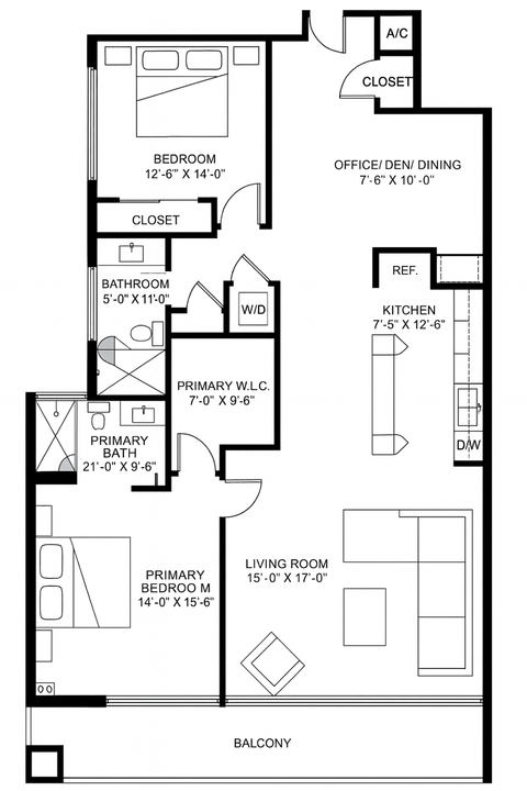 For Sale: $1,450,000 (2 beds, 2 baths, 1393 Square Feet)