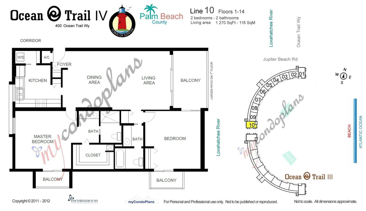 For Sale: $699,000 (2 beds, 2 baths, 1270 Square Feet)