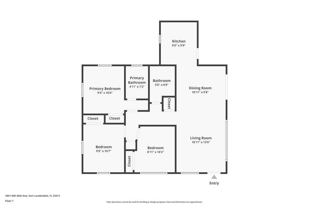 合同活跃: $399,000 (3 贝兹, 2 浴室, 825 平方英尺)