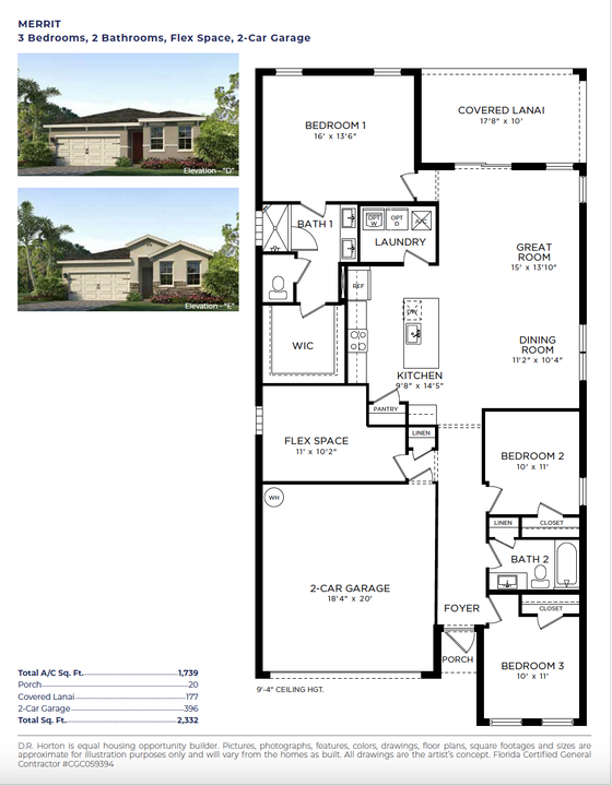Под контрактом: $610,000 (3 спален, 2 ванн, 1730 Квадратных фут)
