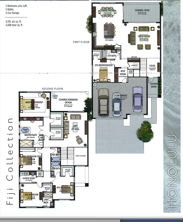 Activo con contrato: $2,250,000 (5 camas, 5 baños, 3687 Pies cuadrados)