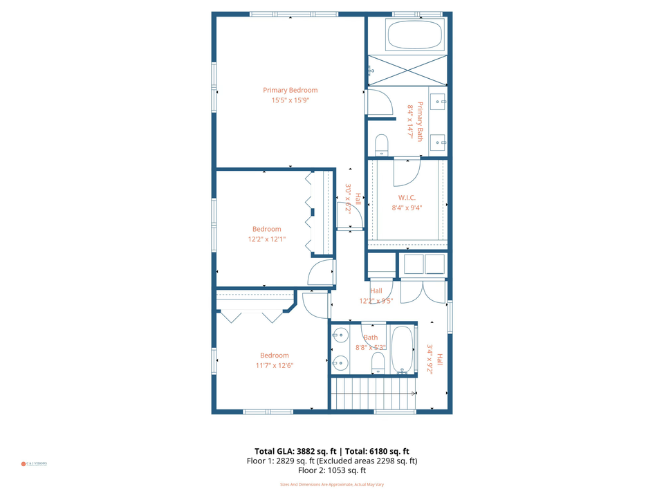 For Sale: $2,287,000 (6 beds, 5 baths, 3740 Square Feet)