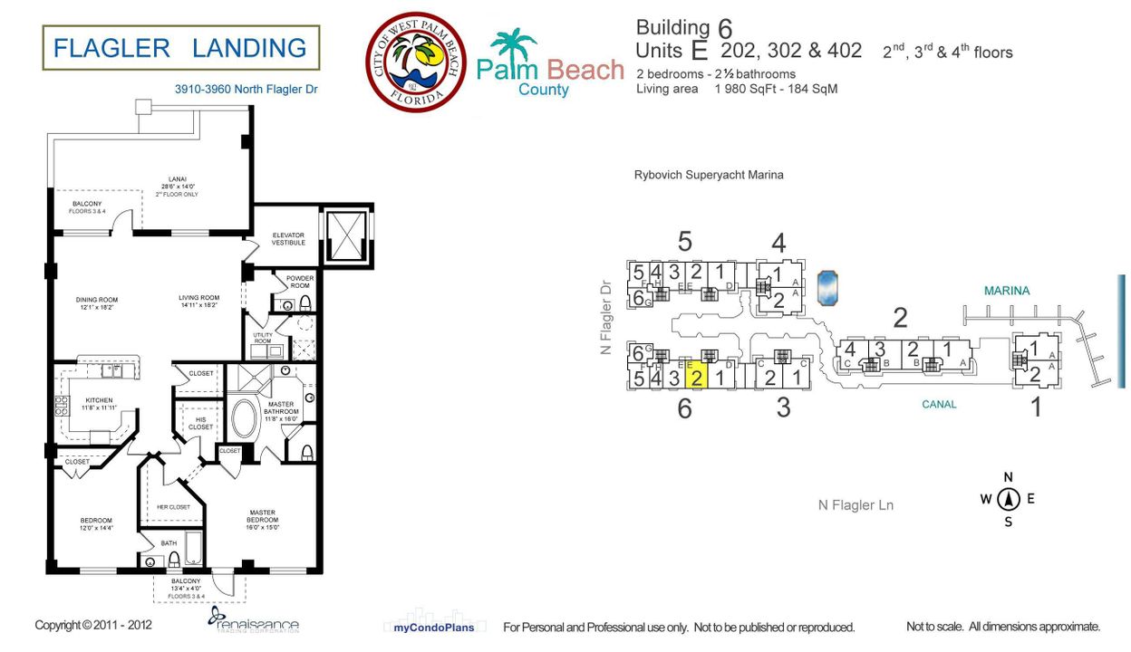 For Sale: $695,000 (2 beds, 2 baths, 1980 Square Feet)