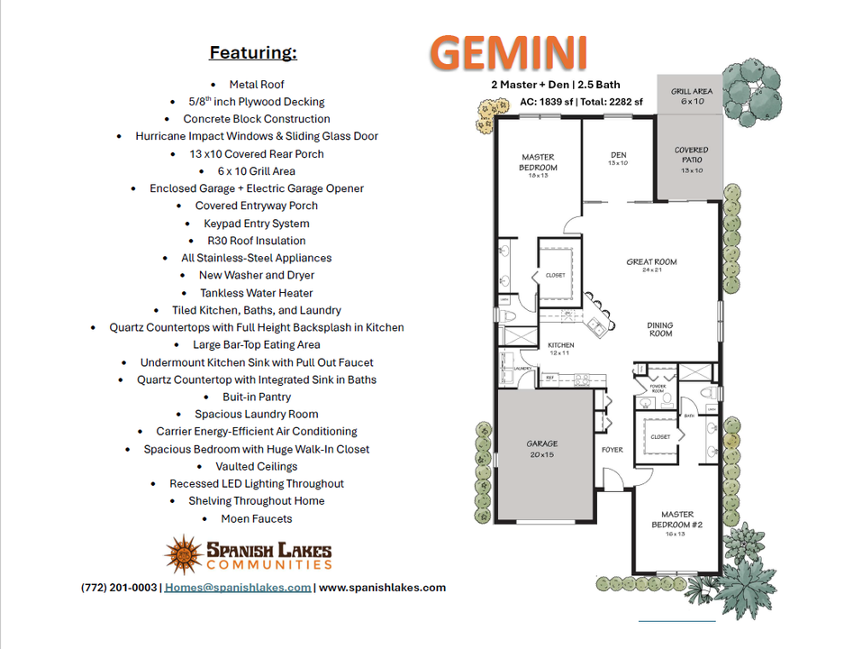 Active With Contract: $309,000 (2 beds, 2 baths, 1839 Square Feet)