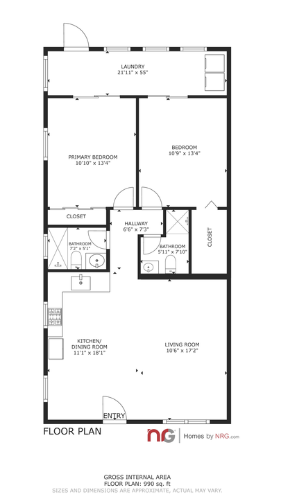 For Sale: $149,900 (2 beds, 2 baths, 880 Square Feet)