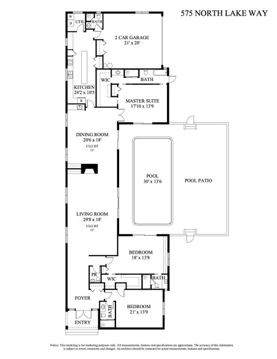 For Rent: $50,000 (3 beds, 4 baths, 3038 Square Feet)