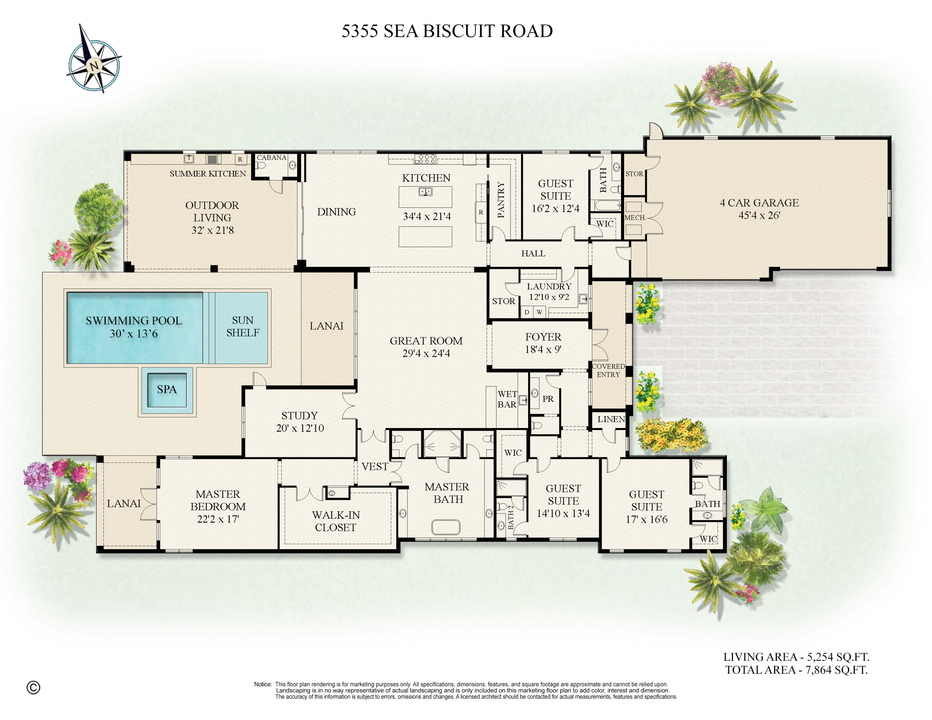 For Sale: $5,695,000 (4 beds, 4 baths, 5254 Square Feet)