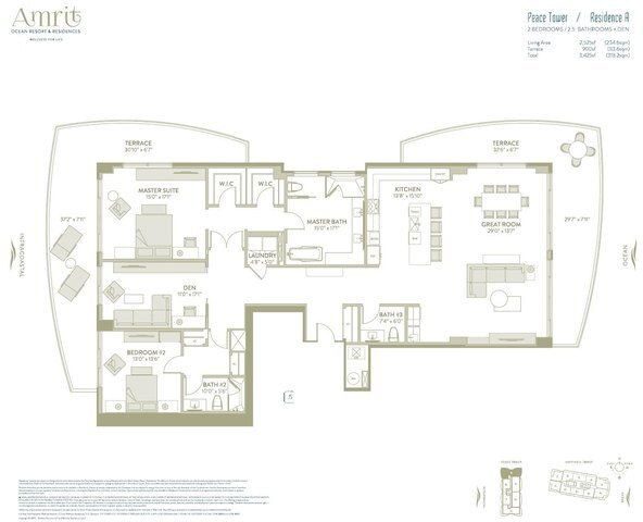 For Sale: $3,200,000 (2 beds, 2 baths, 2525 Square Feet)