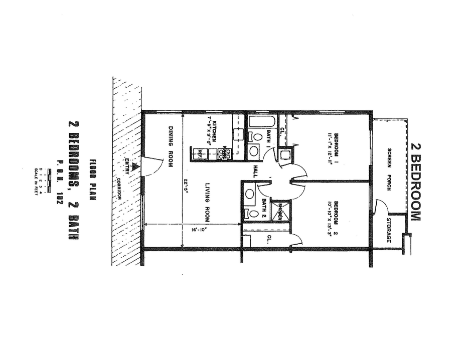 For Sale: $125,000 (2 beds, 2 baths, 907 Square Feet)