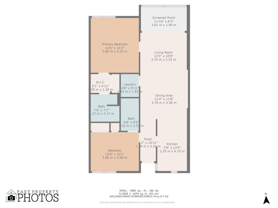 En Venta: $425,000 (2 camas, 2 baños, 1095 Pies cuadrados)