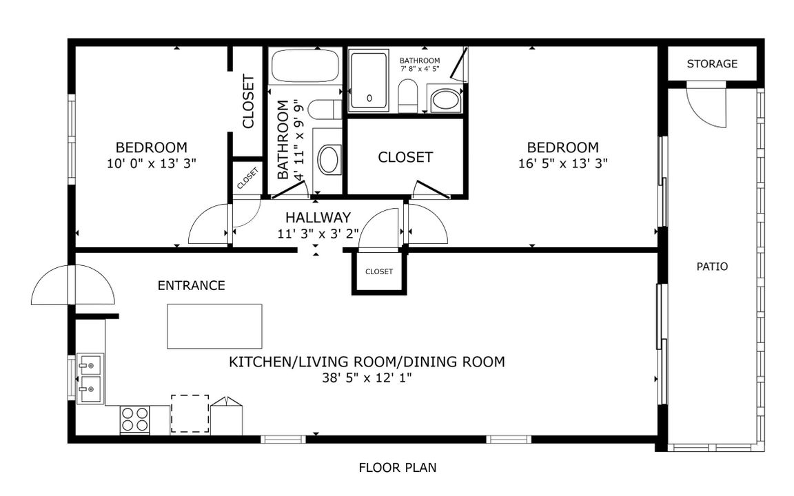 待售: $125,000 (2 贝兹, 2 浴室, 1089 平方英尺)