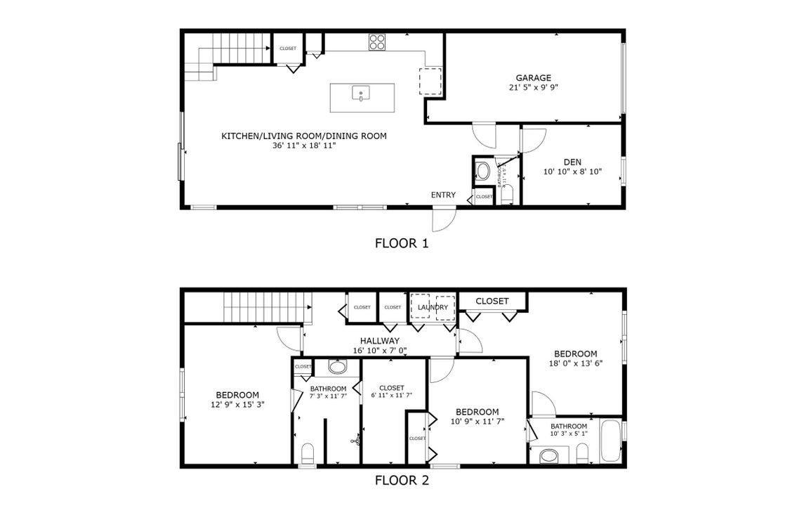 На продажу: $385,000 (3 спален, 2 ванн, 1821 Квадратных фут)