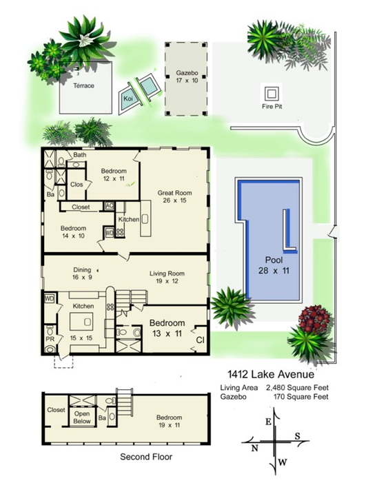 For Sale: $2,195,000 (4 beds, 4 baths, 2480 Square Feet)