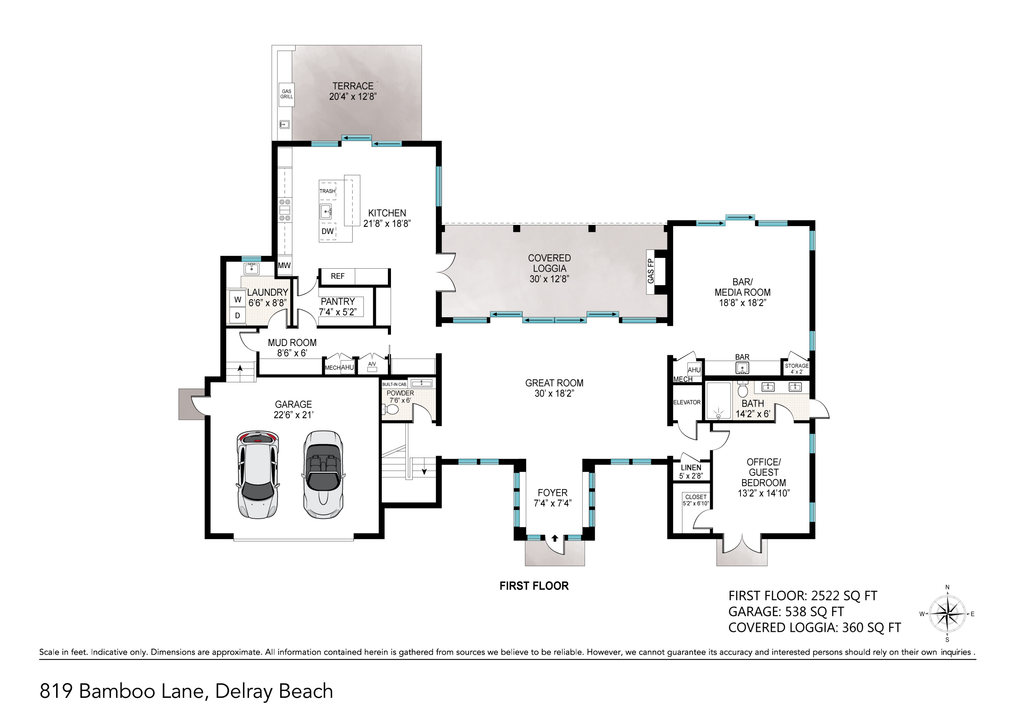 For Sale: $6,890,000 (5 beds, 5 baths, 5260 Square Feet)