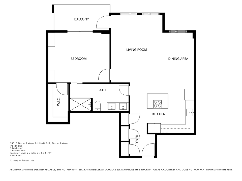For Rent: $7,500 (1 beds, 1 baths, 941 Square Feet)