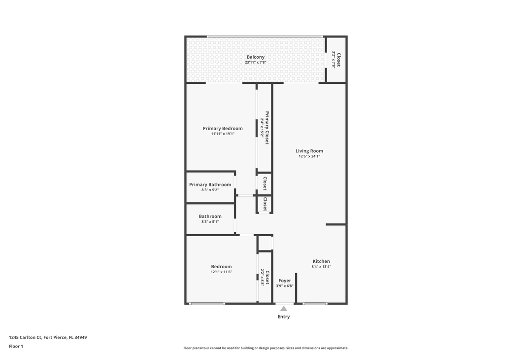 For Sale: $195,000 (2 beds, 2 baths, 1092 Square Feet)