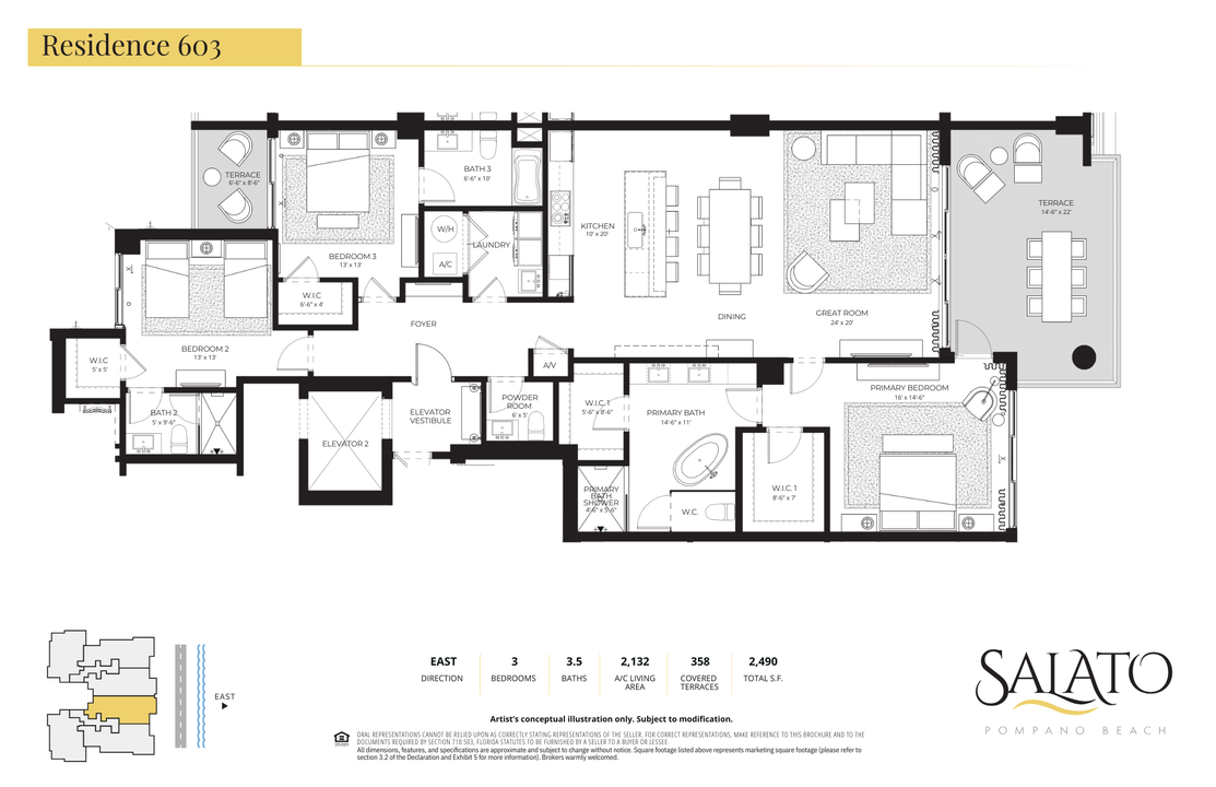 Active With Contract: $2,940,000 (3 beds, 3 baths, 13524 Square Feet)