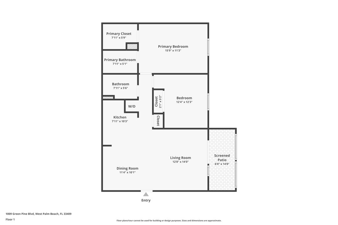 For Sale: $225,000 (2 beds, 2 baths, 1064 Square Feet)