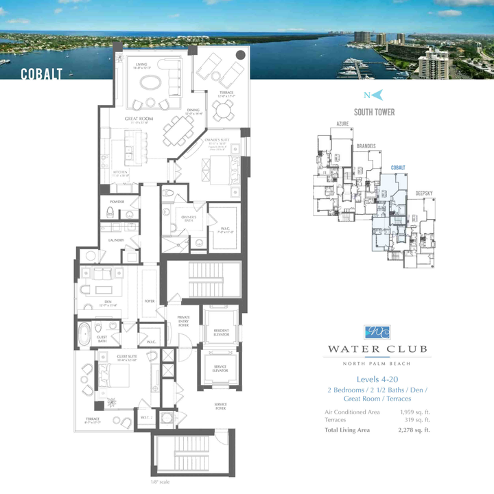 For Sale: $1,995,000 (2 beds, 2 baths, 1959 Square Feet)