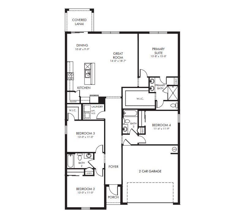 For Sale: $423,290 (4 beds, 3 baths, 1988 Square Feet)