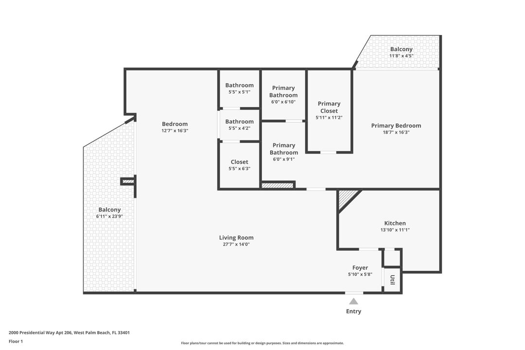 For Sale: $199,000 (2 beds, 2 baths, 1206 Square Feet)