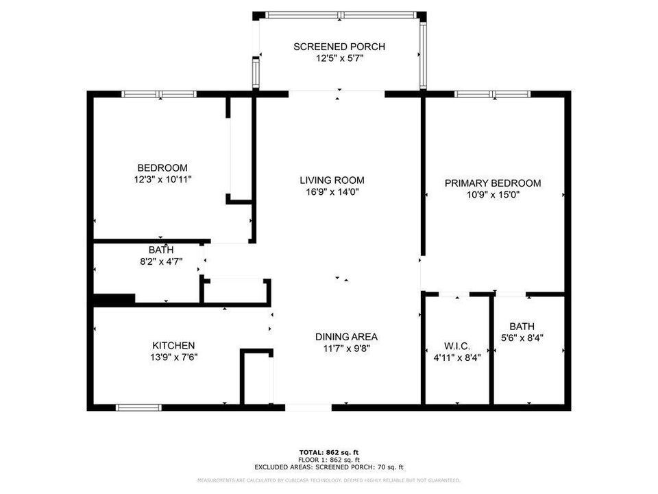 出租: $1,750 (2 贝兹, 2 浴室, 888 平方英尺)