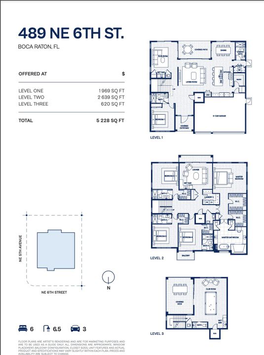 For Sale: $5,695,000 (5 beds, 6 baths, 5228 Square Feet)