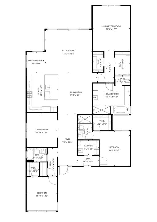 Activo con contrato: $1,495,000 (3 camas, 3 baños, 2425 Pies cuadrados)