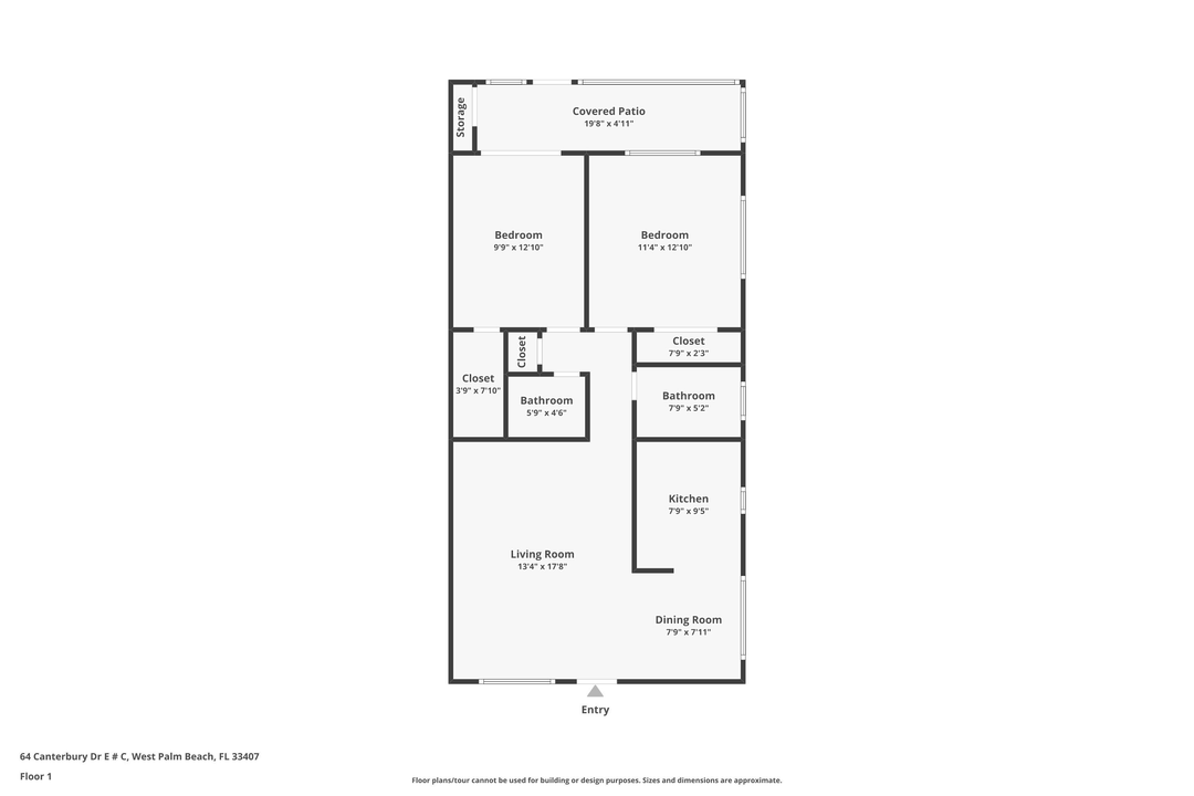For Sale: $149,000 (2 beds, 1 baths, 798 Square Feet)