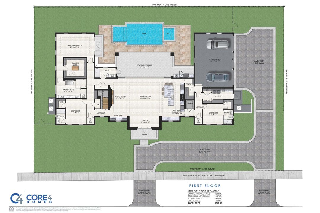 合同活跃: $6,490,000 (6 贝兹, 7 浴室, 4850 平方英尺)