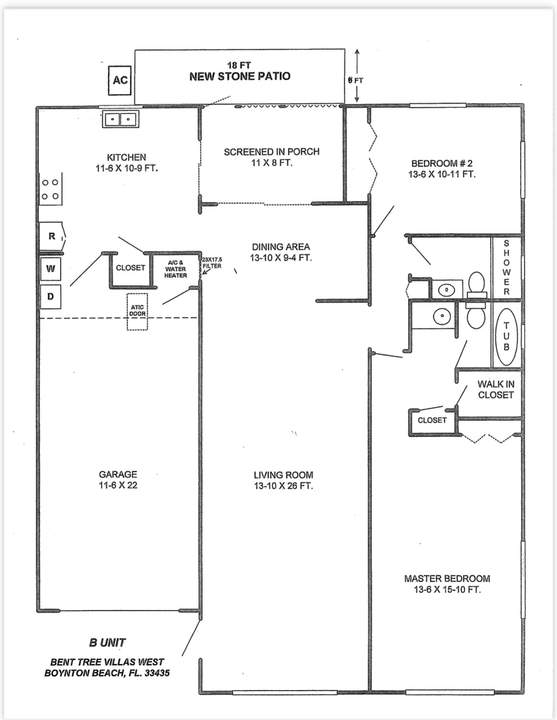 En Venta: $310,000 (2 camas, 2 baños, 1404 Pies cuadrados)